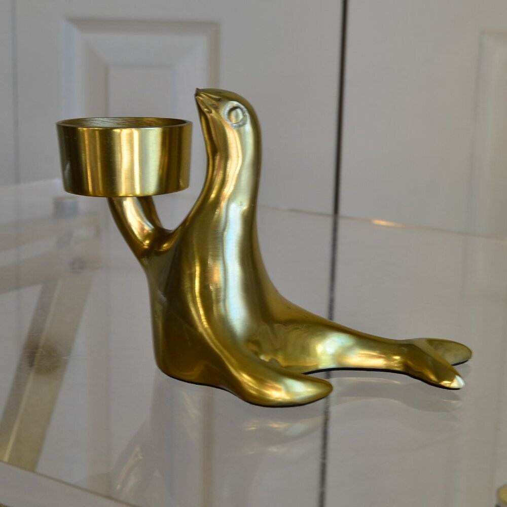cb2 henry seal tealight candle holder - Picture 4 of 8